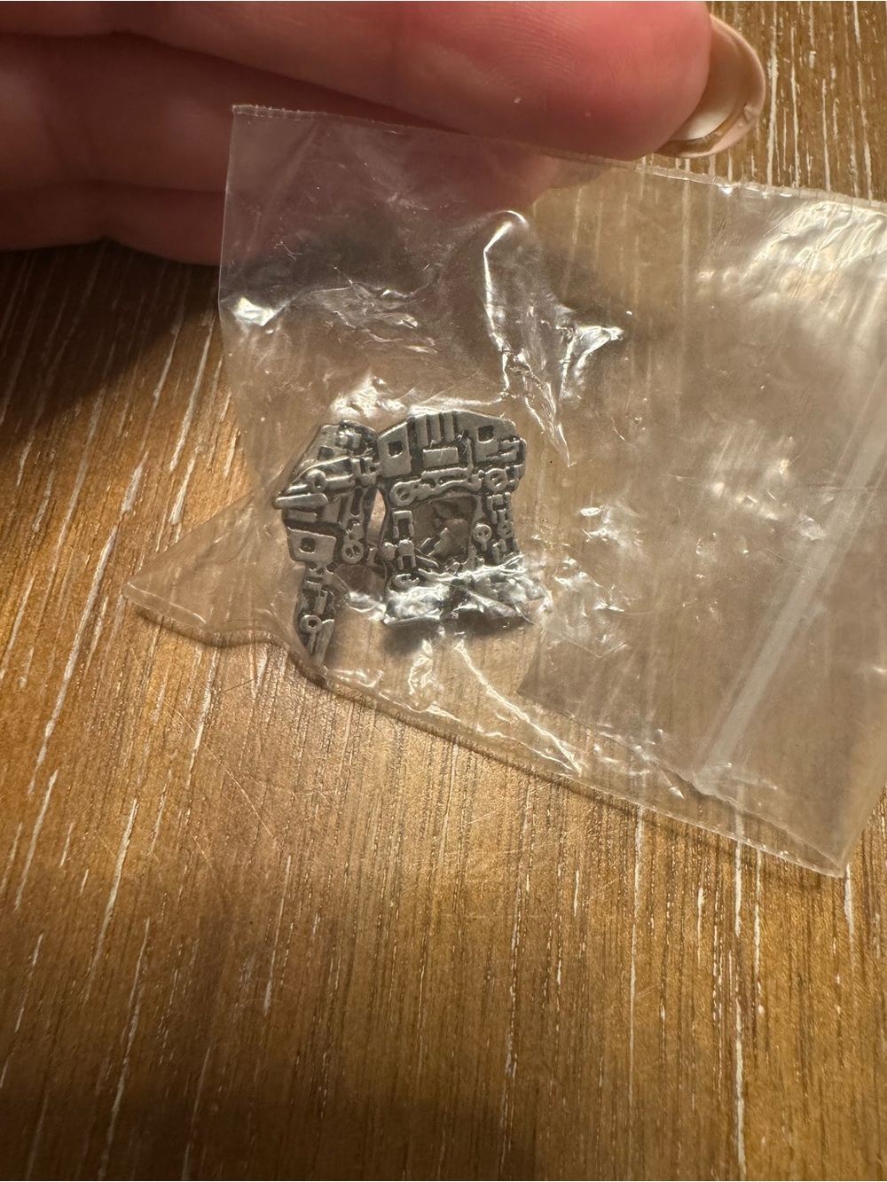 Silver AT-AT Walker Stud Earings